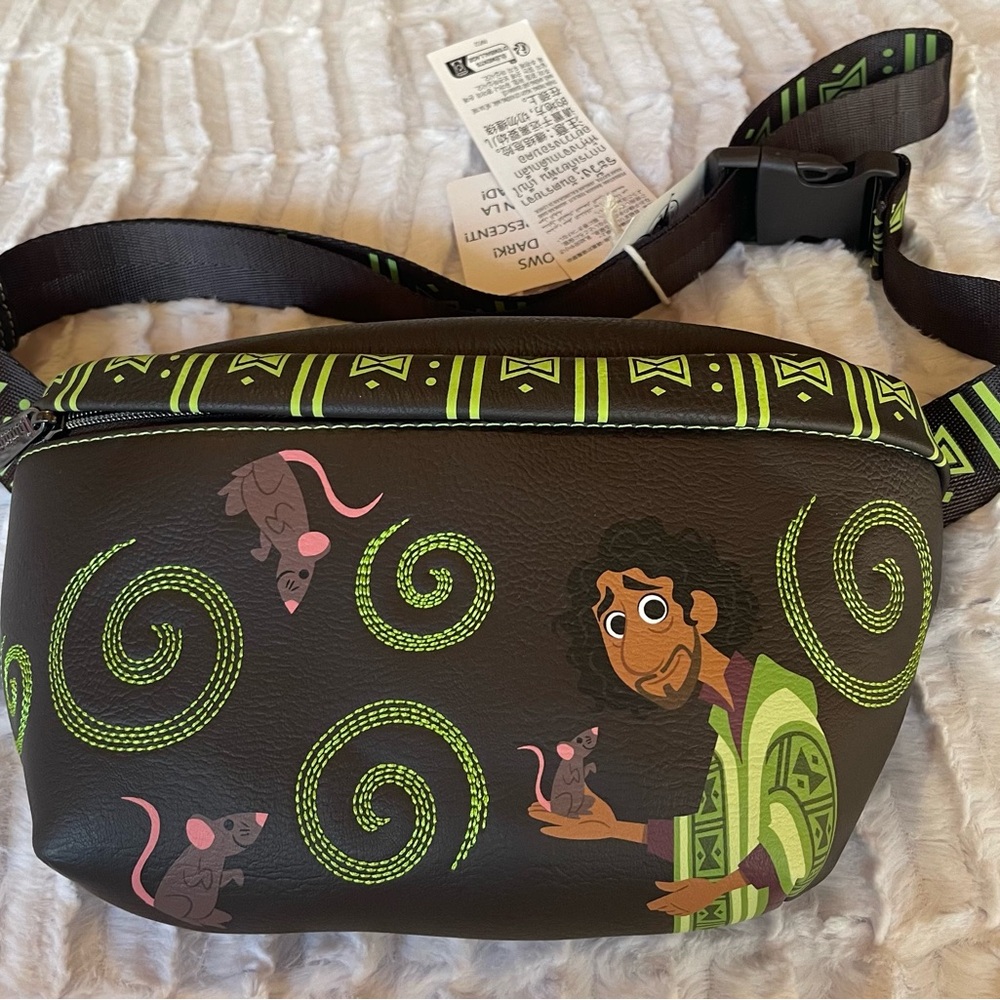Loungefly Brown and Green Crossbody Bag